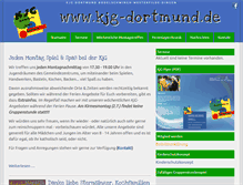 Tablet Screenshot of kjg-dortmund.de